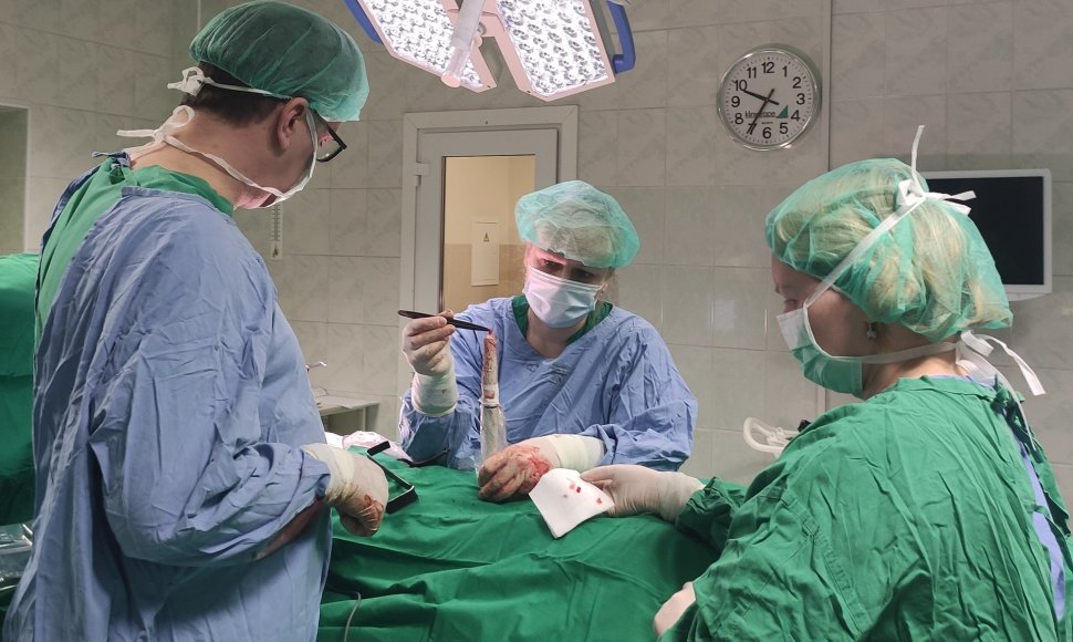 Respublikinėje Klaipėdos ligoninėje – pirmojoje tarp Baltijos šalių – atlikta unikali limfmazgio biopsija