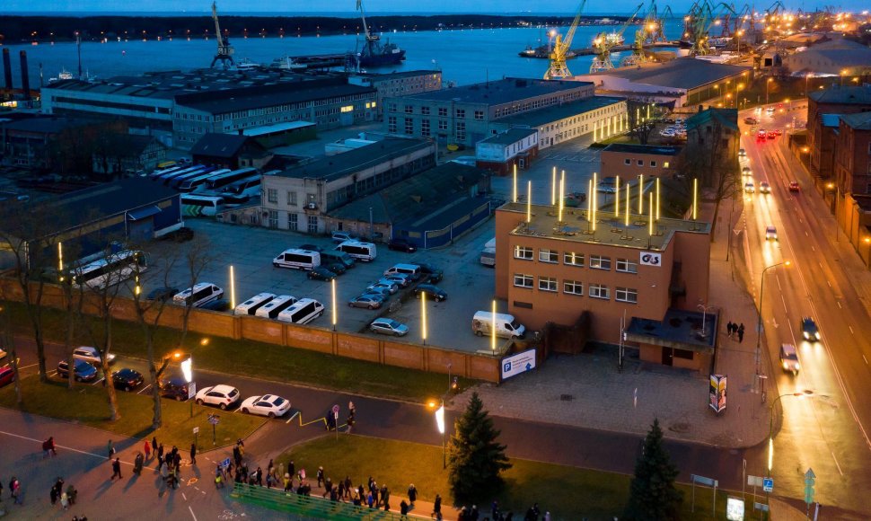 Klaipėdos šviesų festivalio metu atsivers teritorija „Memelio mieste“ palei Danės upę