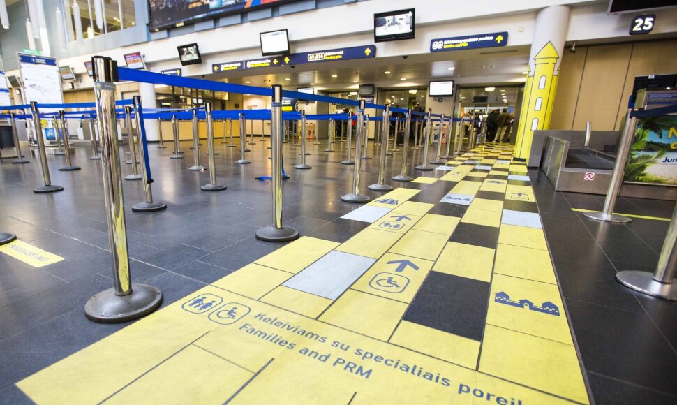 Vilniaus oro uoste – specialios sąlygos tėvams su mažais vaikais