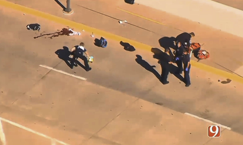 Oklahomos oro uosto aikštelėje nušautas žmogus