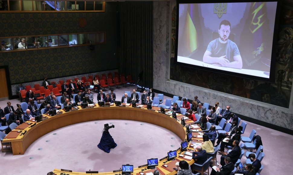Volodymyro Zelenskio kreipimasis į Jungtinių Tautų Saugumo Tarybą