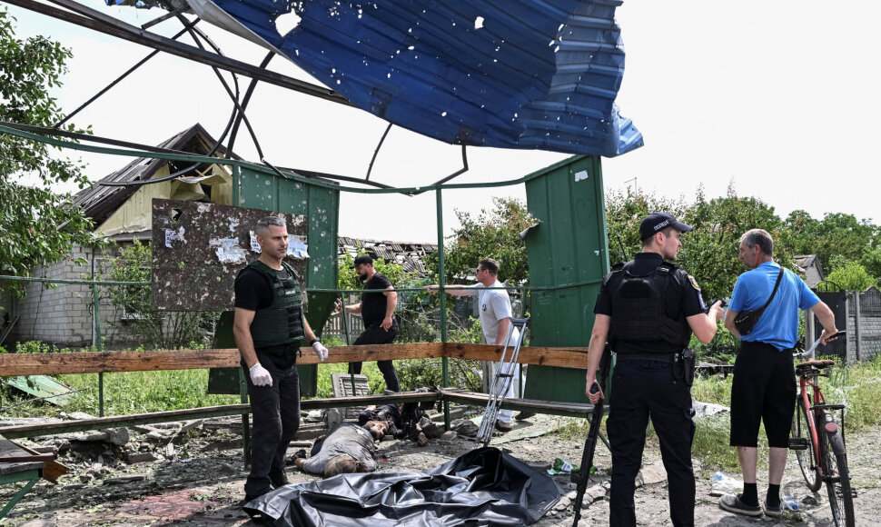 Atakos Zaporižioje vieta / Stringer / REUTERS