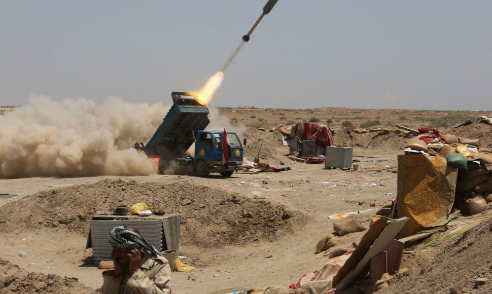 Irako kariai kaunasi su IS džihadistais Anbaro provincijoje