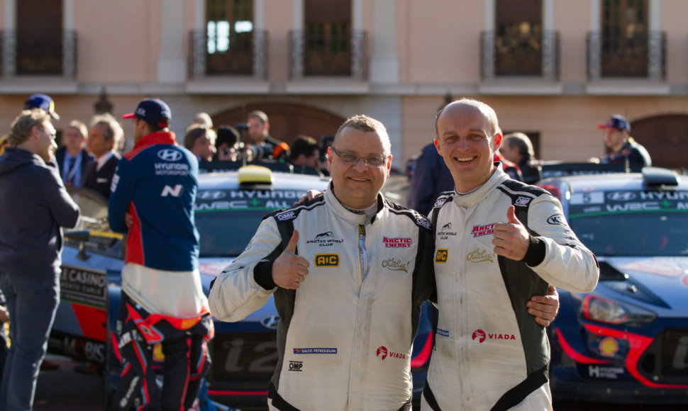 Deividas Jocius ir Donatas Zvicevičius Monte Karlo ralyje pasiekė finišą