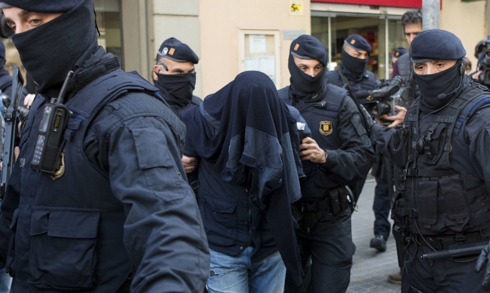 Ispanijoje areštuoti du įtariami džihadistai