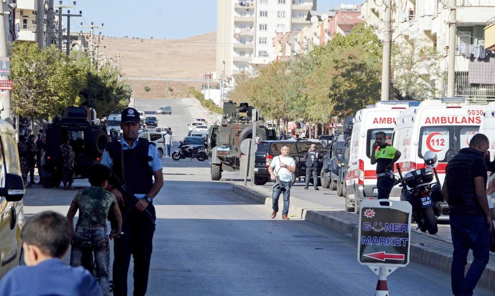 Turkijos Gaziantepo mieste pasigirdo šūviai prie policijos nuovados