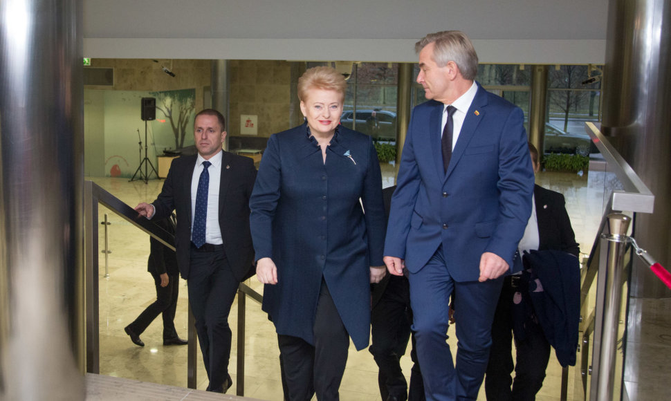 Dalia Grybauskaitė ir Viktoras Pranckietis