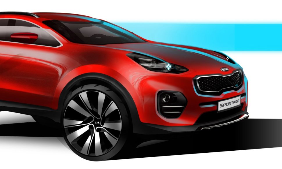 Būsimojo „KIA Sportage“ maketas