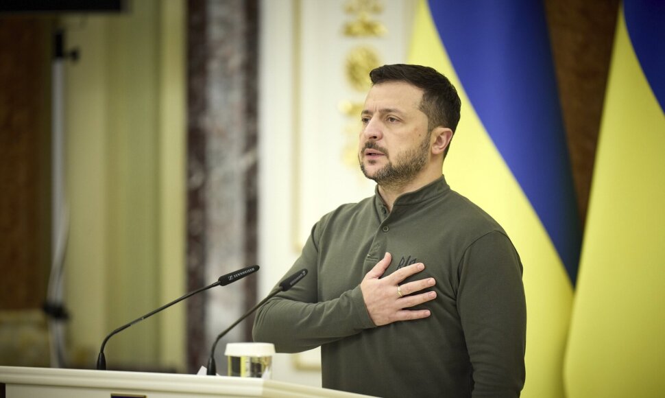 V. Zelenskis / Ukraine Presidency/Ukrainian Pre / ZUMAPRESS.com