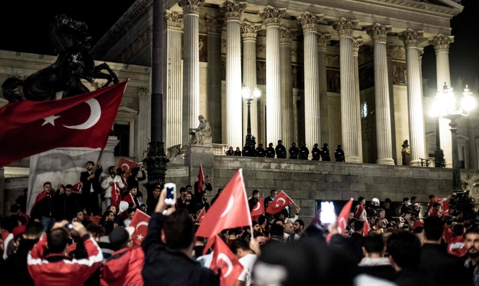 Turkų protestai Vienoje