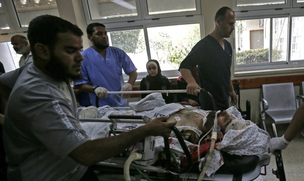 Gazos Ruože per Izraelio aviacijos smūgį žuvo palestinietis