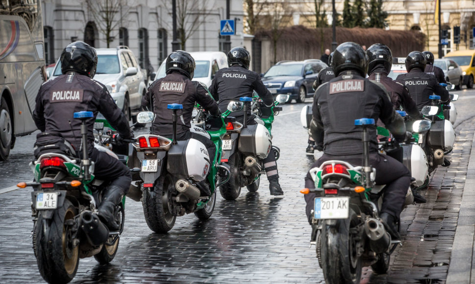 Atidarytas policijos motociklininkų sezonas