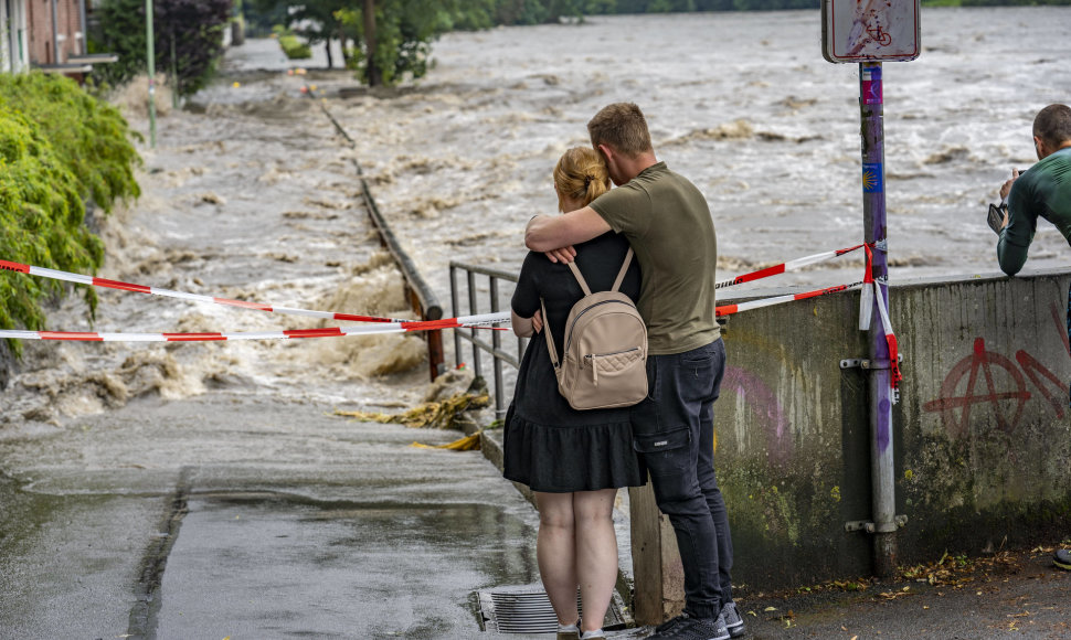 Vokietiją nusiaubė potvynis