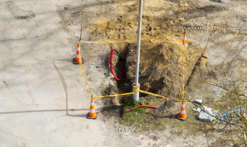 Vilniue, Liepkalnio gatvėje rastas sprogmuo