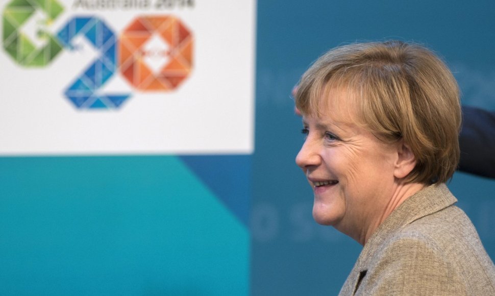 Angela Merkel „G – 20” valstybių viršūnių susitikime
