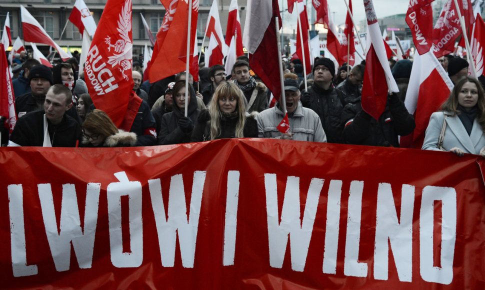 Nacionalistų eisena Varšuvoje