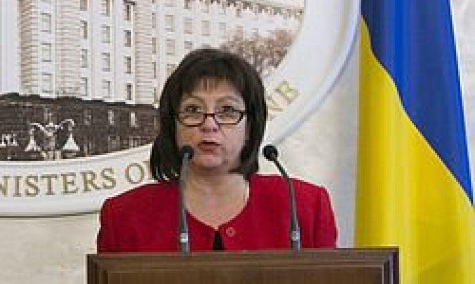 Ukrainos finansų ministrė Natalija Jaresko