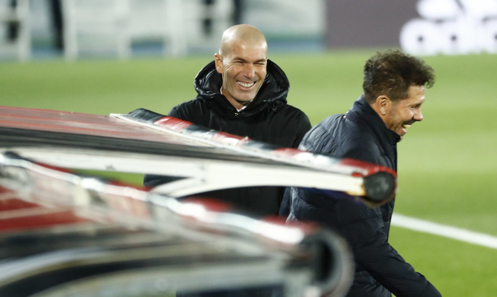 Zinedine'as Zidane'as ir Diego Simeone