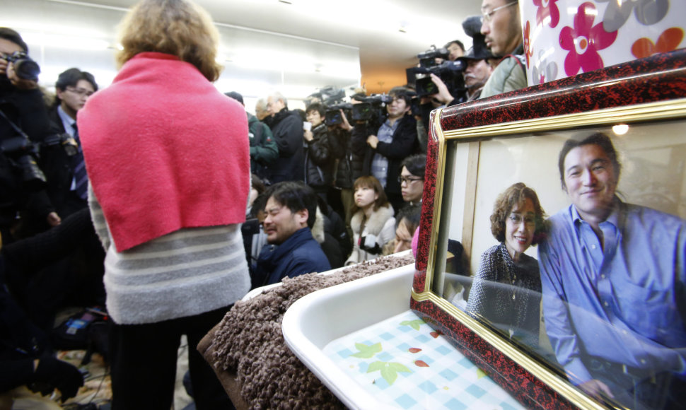 Junko Ishido – džihadistų pagrobto Japonijos žurnalisto Kenji Goto mama