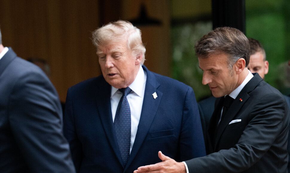Emmanuelis Macronas, Donaldas Trumpas
