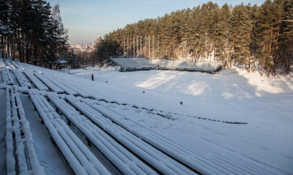 Kalnų parkas žiemą