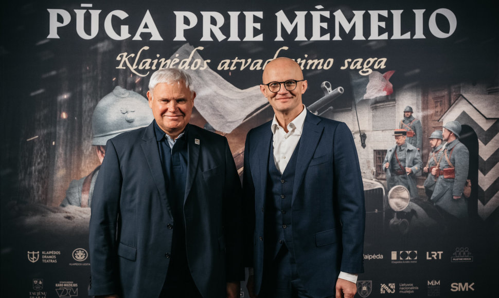 Filmo „Pūga prie Mėmelio. Klaipėdos atgavimo saga“ pristatymas Klaipėdoje. 