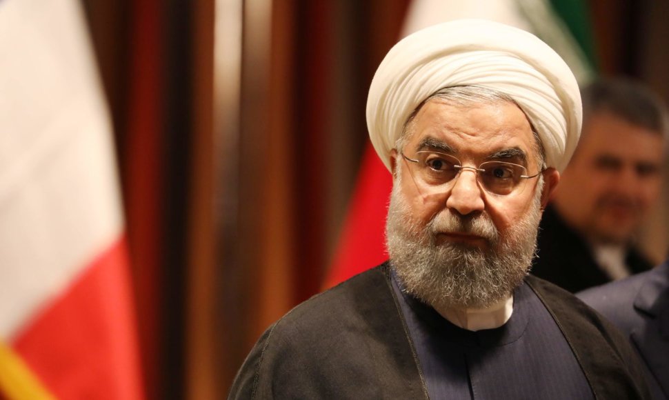 Irano prezidentas Hassanas Rouhani  JT Generalinėje Asamblėjoje