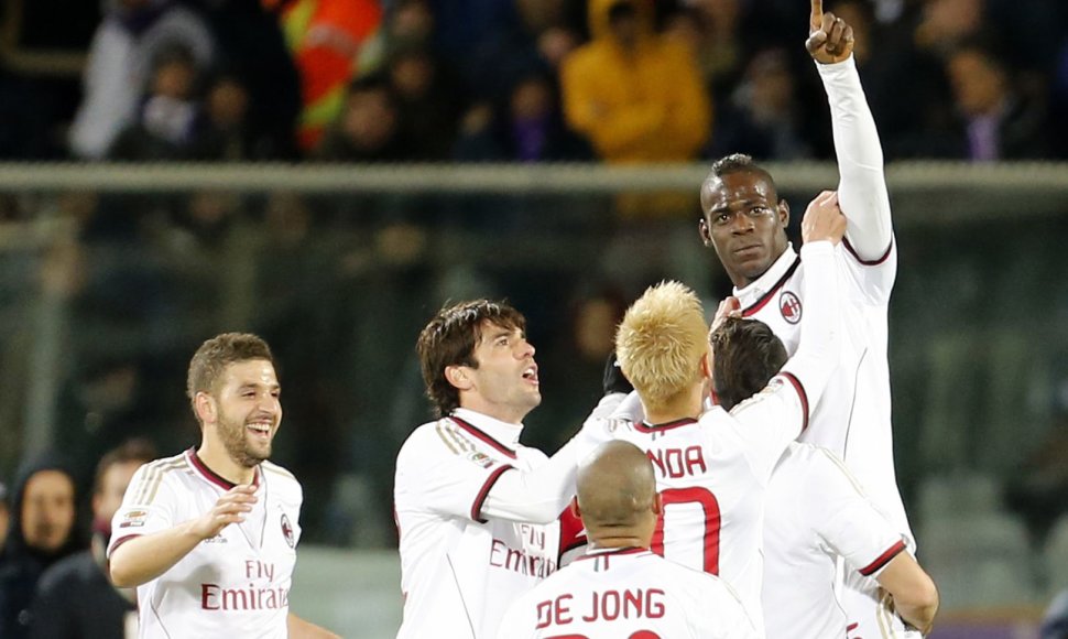 Mario Balotelli ir „Milan“ triumfas