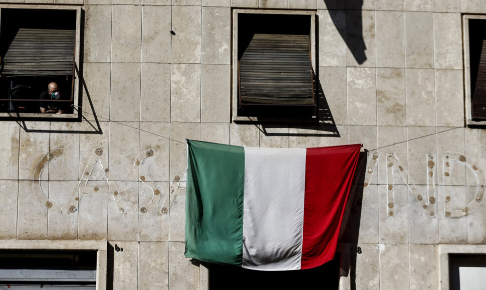 Italijos vėliava / Cecilia Fabiano / ZUMAPRESS.com