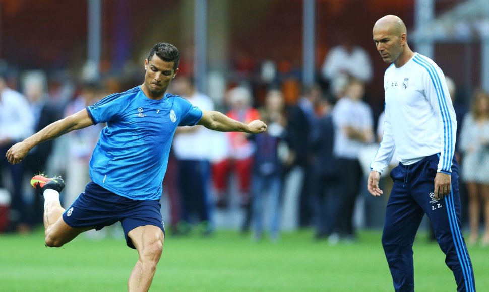 Cristiano Ronaldo ir Zinedine'as Zidane'as