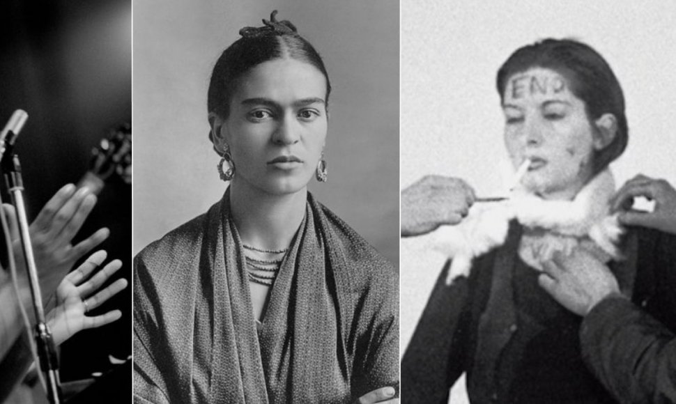 Nina Simone, Frida Kahlo, Marina Abramovič