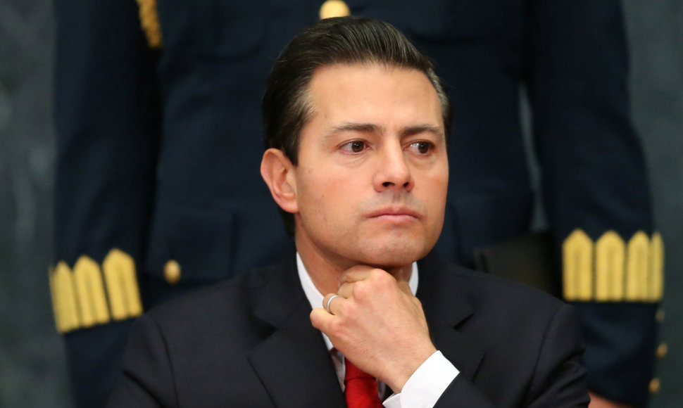 Meksikos prezidentas Enrique Pena Nieto.