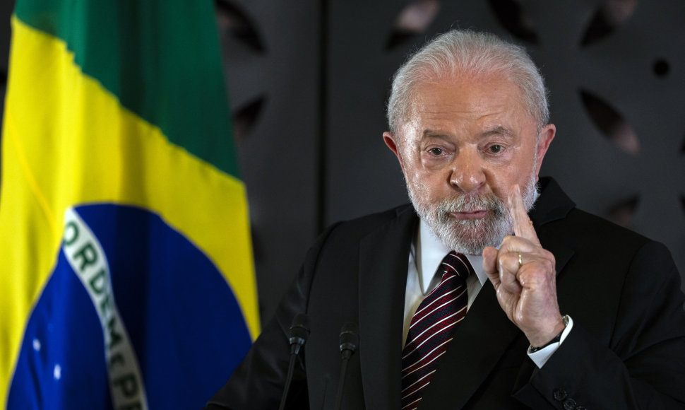 Brazilijos prezidentas Luizas Inacio Lula da Silva