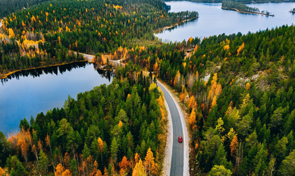 Spalvingas ruduo Suomijoje