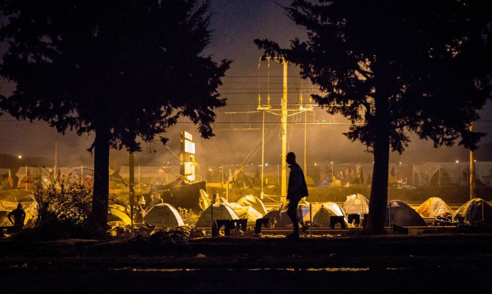 Idomeni (Graikija) pabėgėlių stovykla