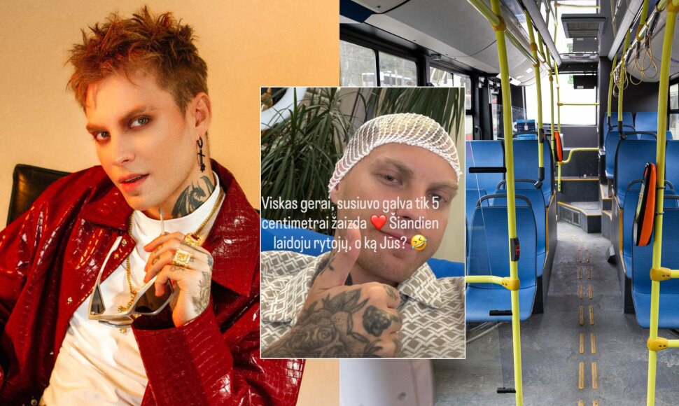Deividas Valma autobuse patyrė traumą