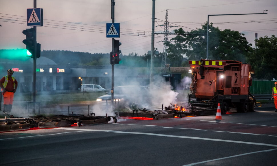 Gatvių remontas Vilniuje