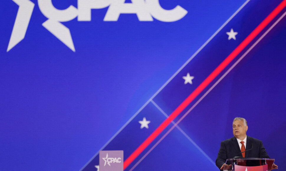 CPAC Vengrijoje 2022-aisiais / Shelby Tauber / REUTERS