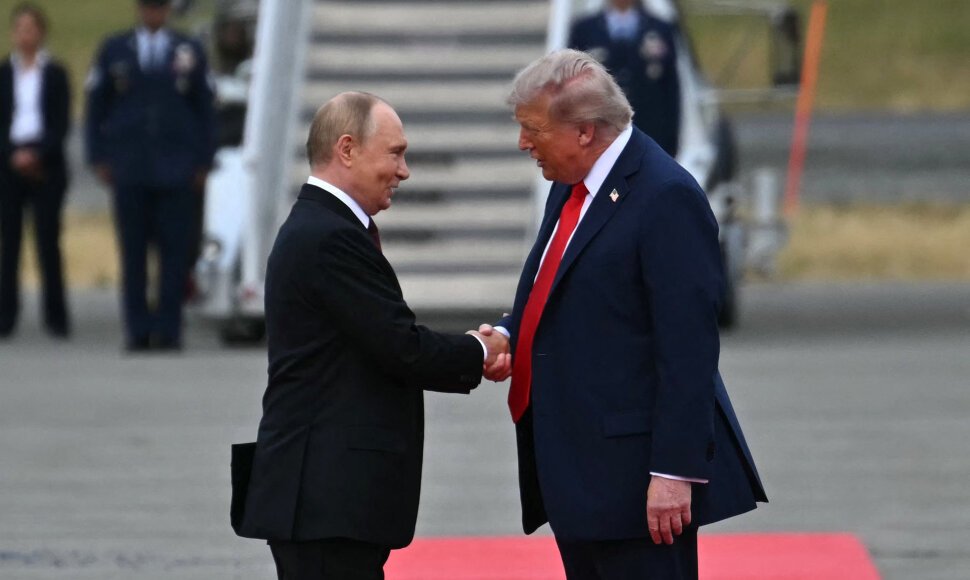 Putinas ir Trumpas susitiko Aliaskoje