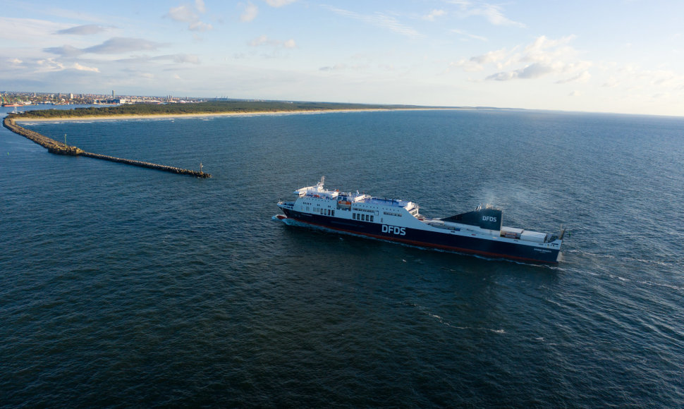 DFDS keltų operatoriaus keltas „Athena Seaways“.