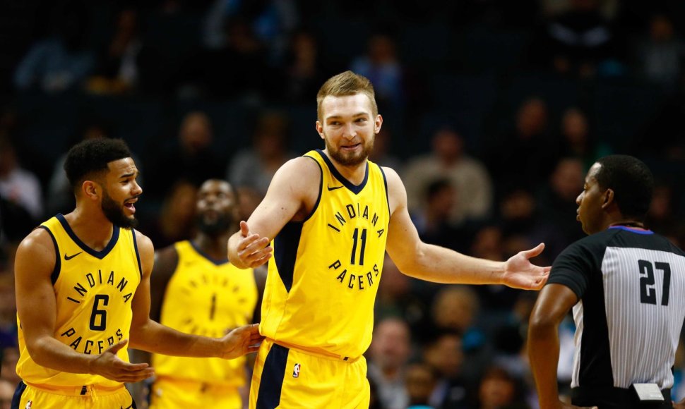 Corey Josephas ir Domantas Sabonis