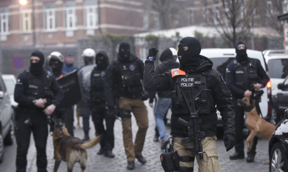 Policijos operacija Briuselio Molenbeko rajone