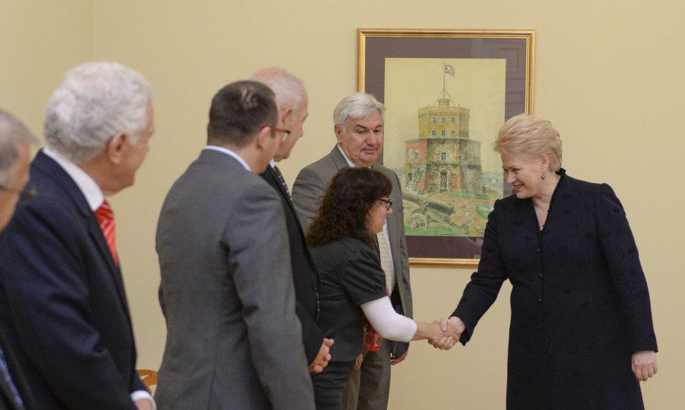 Dalia Grybauskaitė susitiko su Izraelio verslininkų delegacija