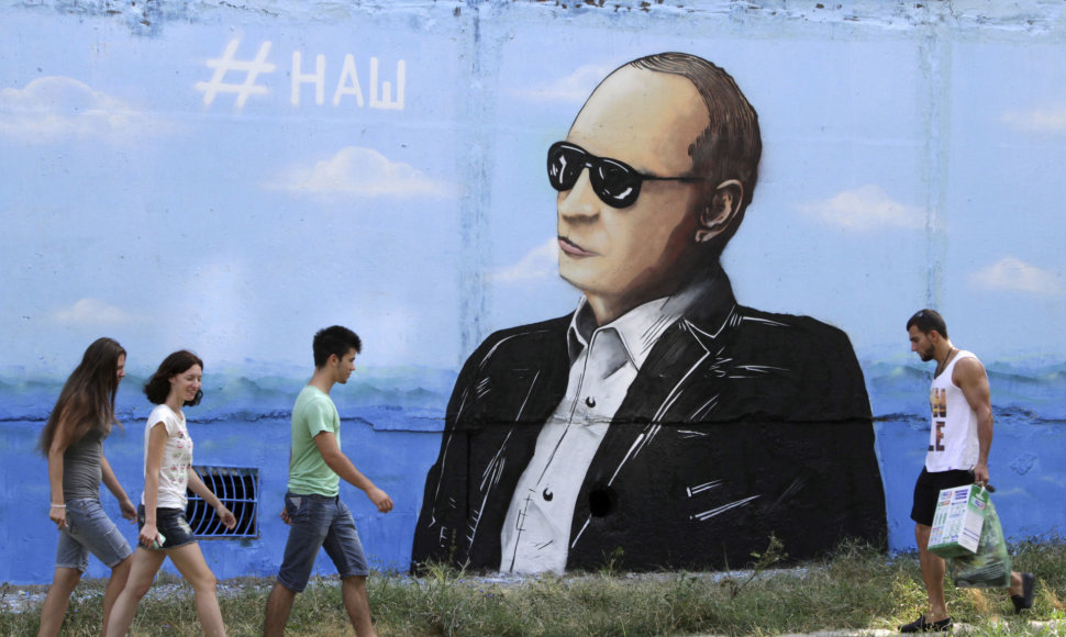 V.Putino grafitis Kryme
