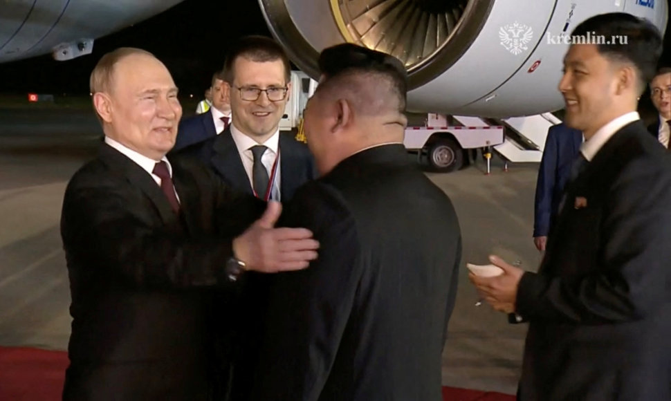 V.Putinas atvyko į Šiaurės Korėją