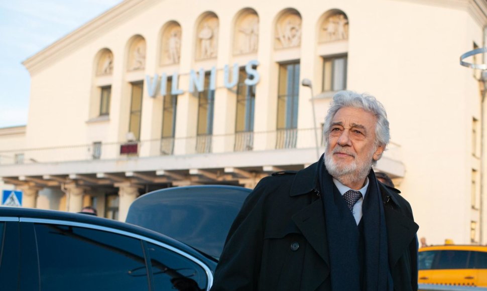 Placido Domingo atvyko į Vilnių