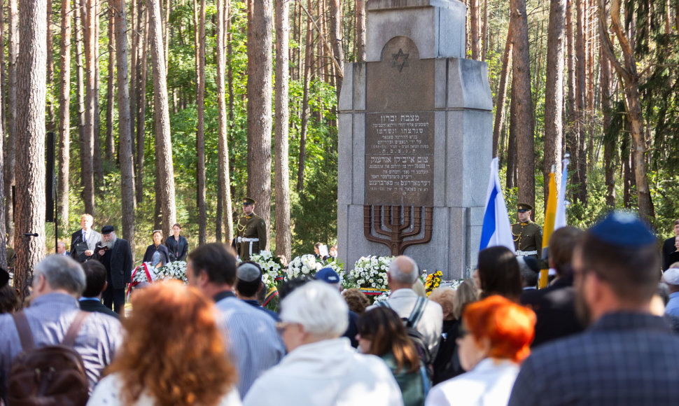 Vilniuje pagerbtas Lietuvos žydų genocido aukų atminimas