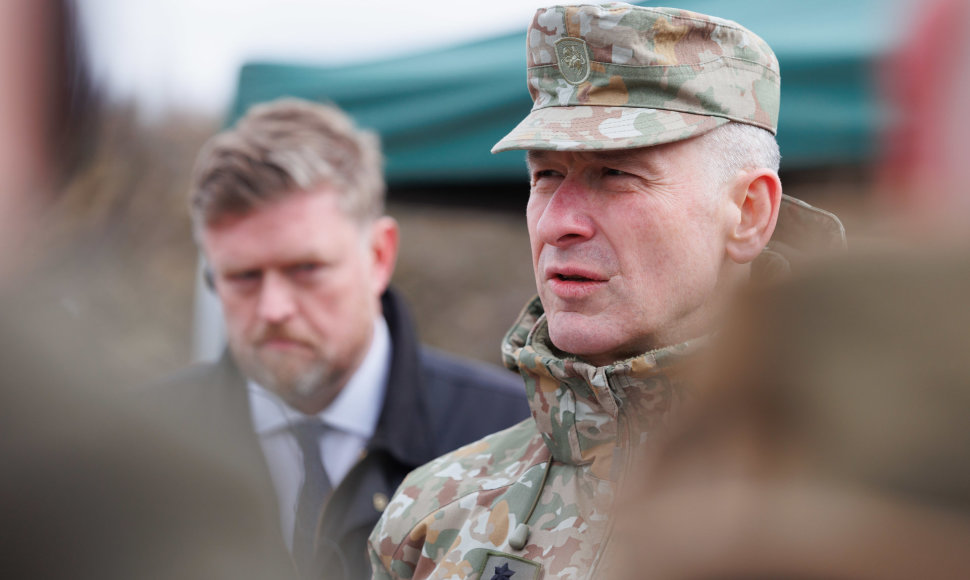 Islandijos ir Lietuvos kariuomenės vadų vizitas