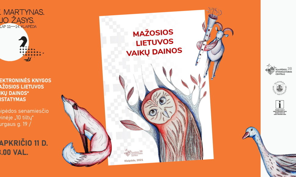 Klaipėdoje bus pristatomas elektroninis leidinys „Mažosios Lietuvos vaikų dainos“.