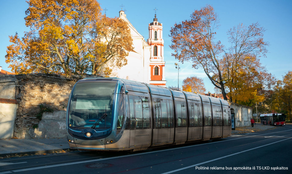 Tramvajus Vilniuje (montažas)